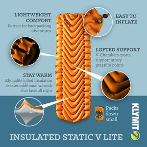 Klymit Insulated Static V Lite Outfitters Store