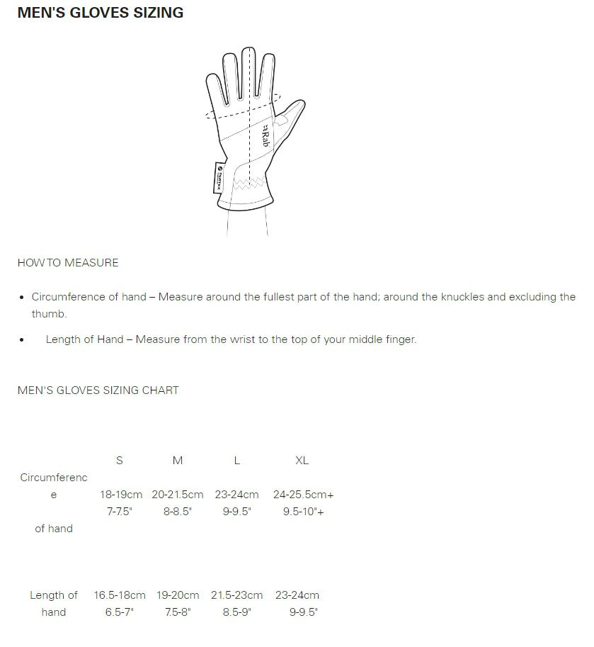 Rab Men&#39;s Phantom Contact Grip Glove