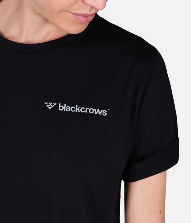 Black Crows Women&#39;s Merino Blend Short Sleeve Tee