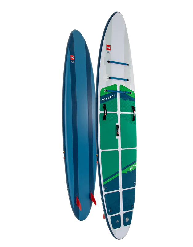 Red 12&#39;0&quot; Compact Voyager MSL PACT Inflatable Paddle Board Package 2023