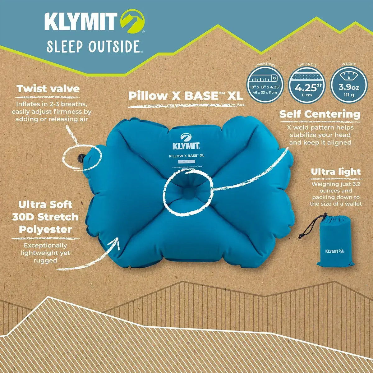 Klymit Pillow X Base