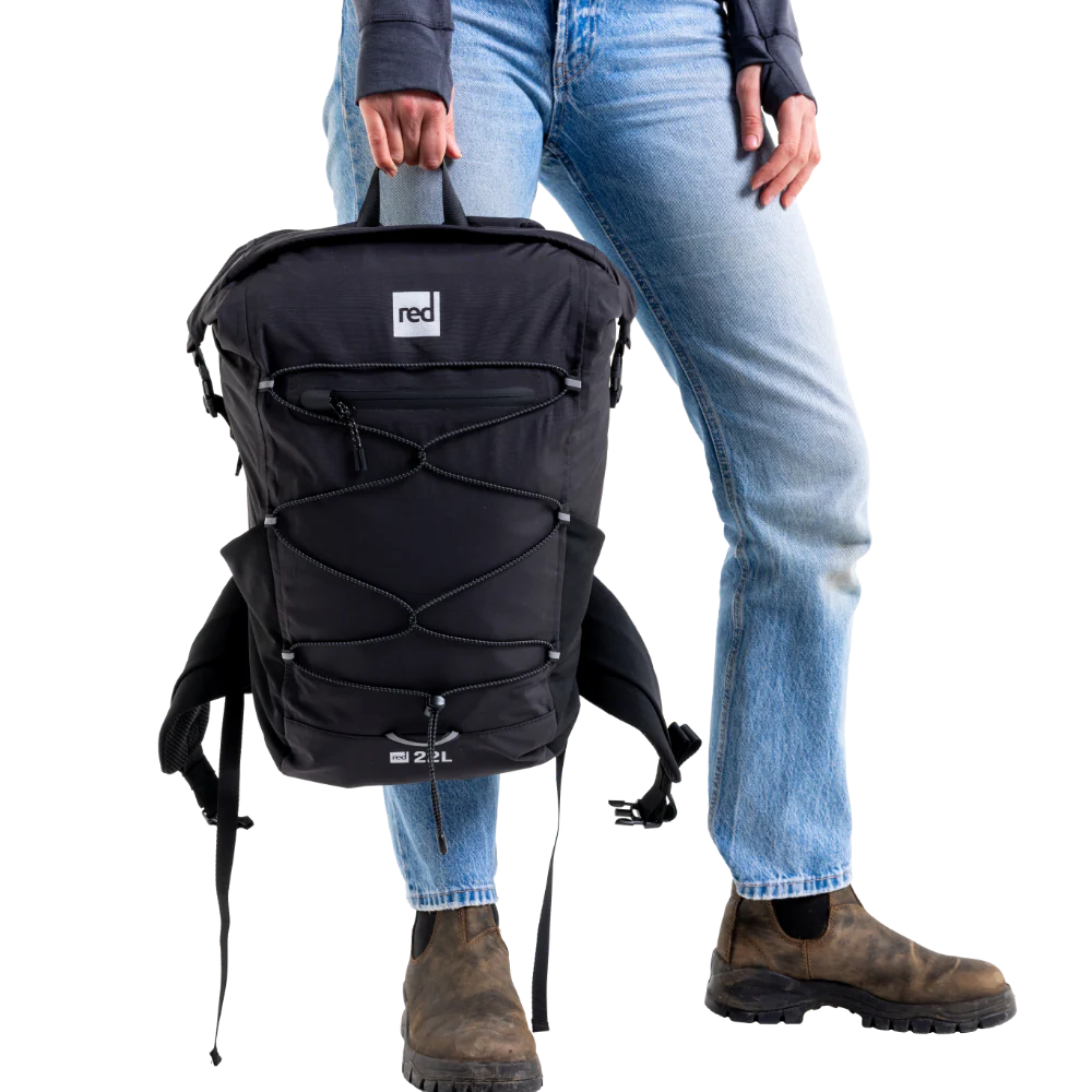RED Lightweight Waterproof Backpack 22L