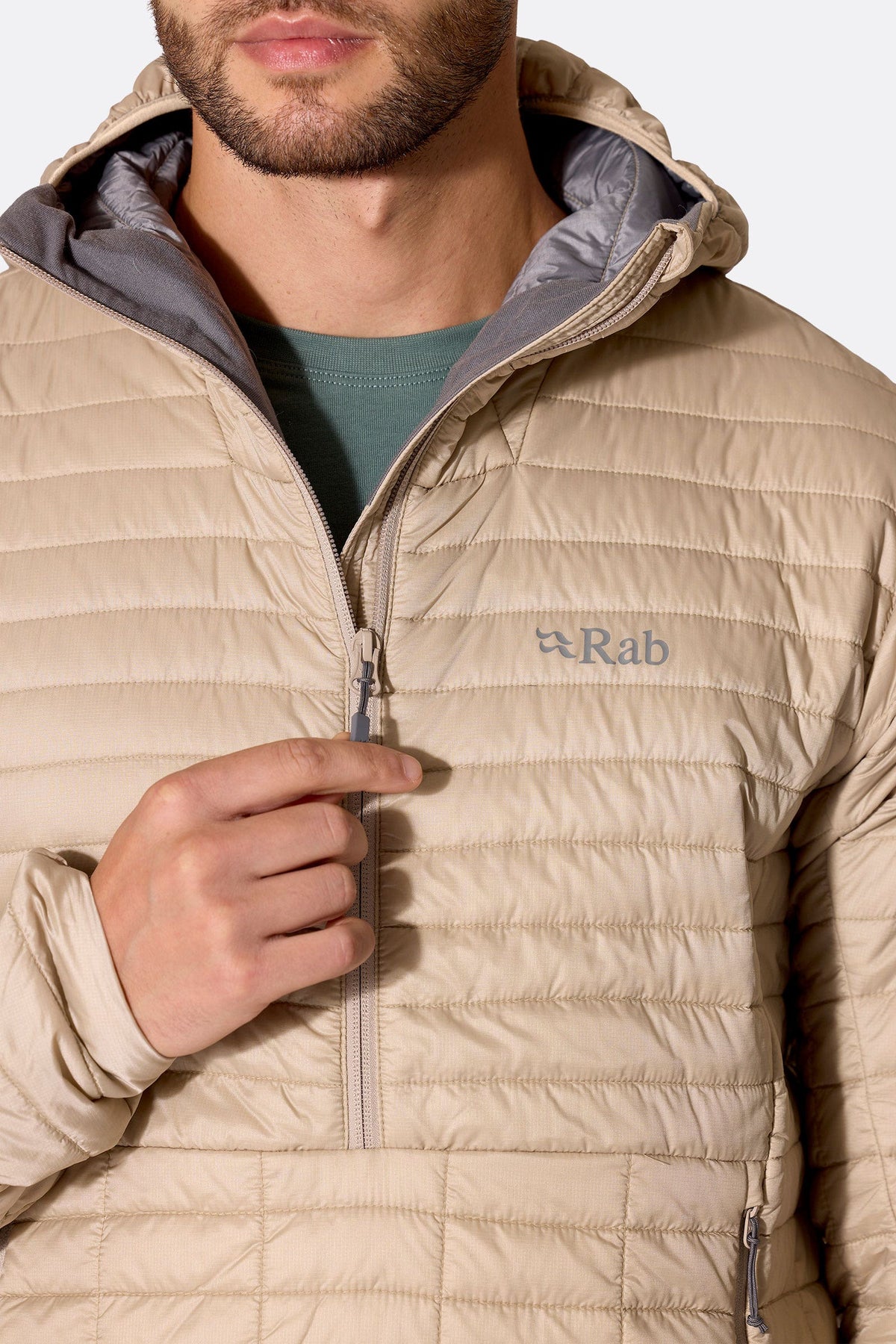 Rab Men's Microlighter Pullover Down Hoody