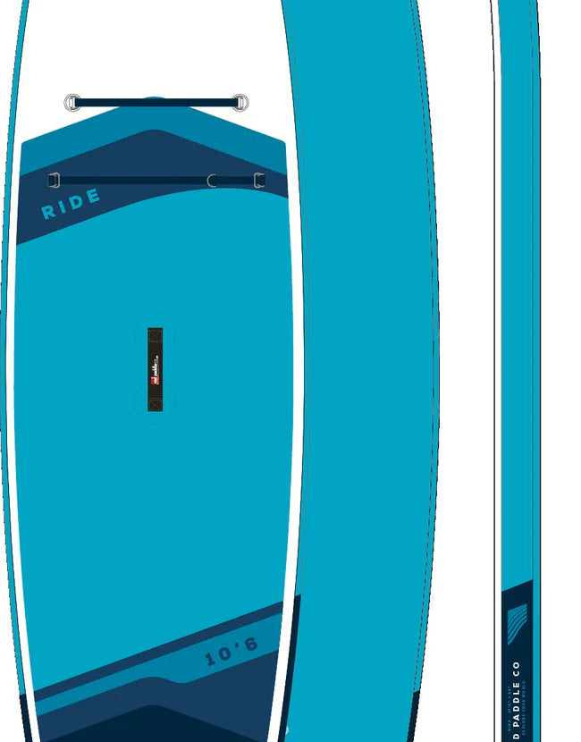 Red 10&#39;6&quot; Ride MSL Inflatable Paddle board Package