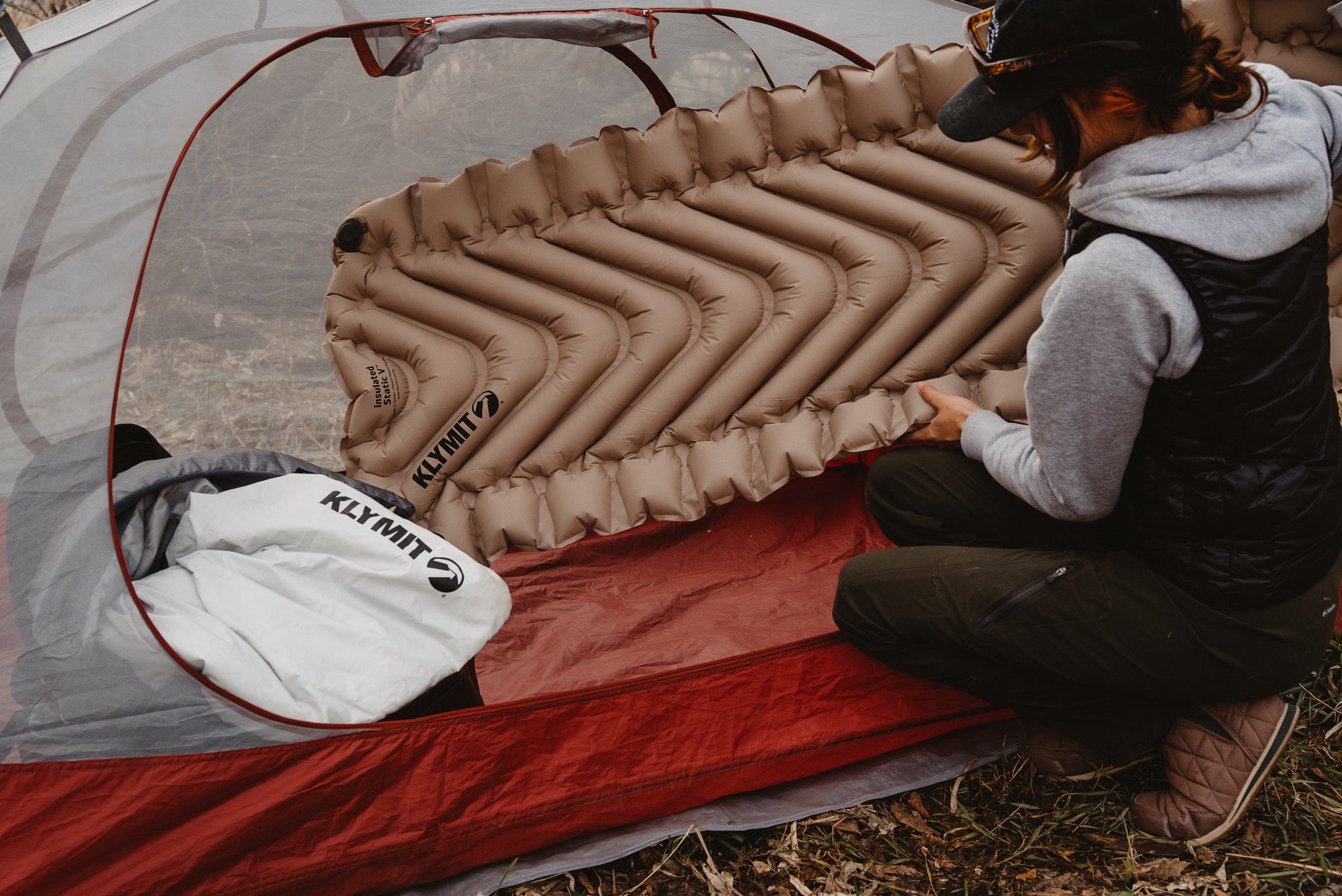 Klymit Inflatable Raft Klymit Insulated Static V Sleeping Pad - Recon - Outfitters Store
