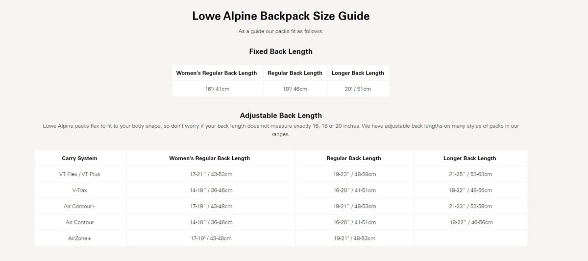 Lowe Alpine Sirac 65L Trekking Pack