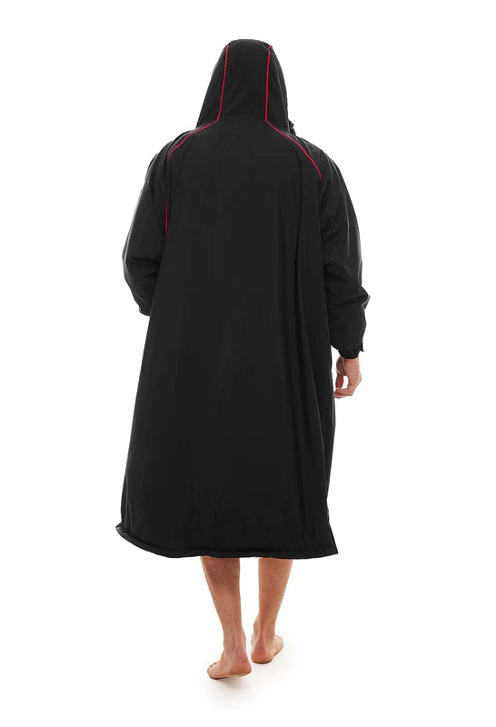 RED Men&#39;s Pro Change Robe Long Sleeve Evo - Black