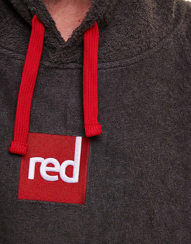 Red Grey Changing Robe Red Men's Luxury Towelling Change Robe - Outfitters Store