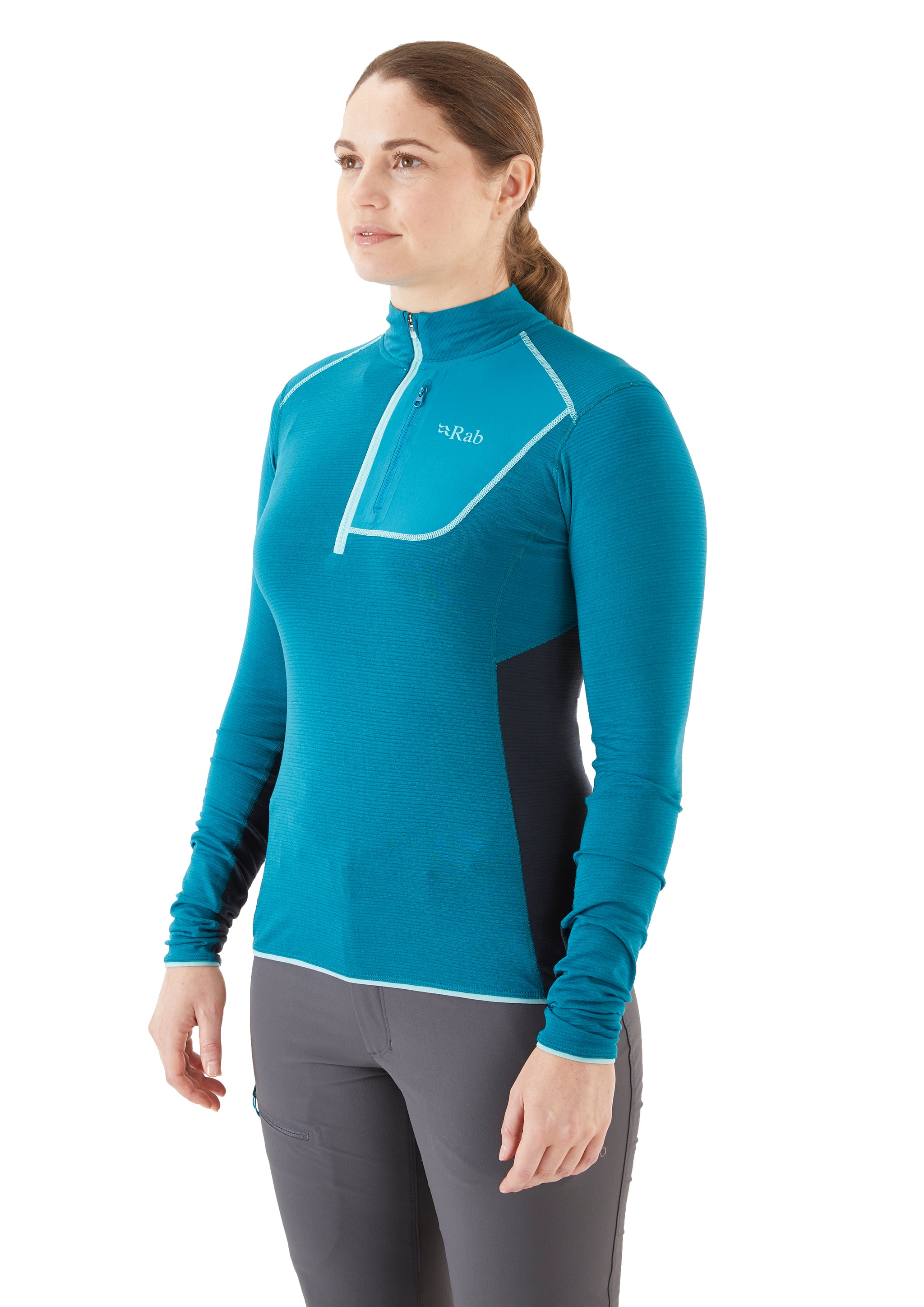 Rab(ラブ） Syncrino Light Pull-On / Beluga / S QFF-19 長袖Zipシャツ男性用 Tシャツ カットソー アウトドアウェア　シャツ ポロシャツ Rab ラブ Syncrino Light Pull-On Tシャツ Yosemite ヨセミテ 通販 販売