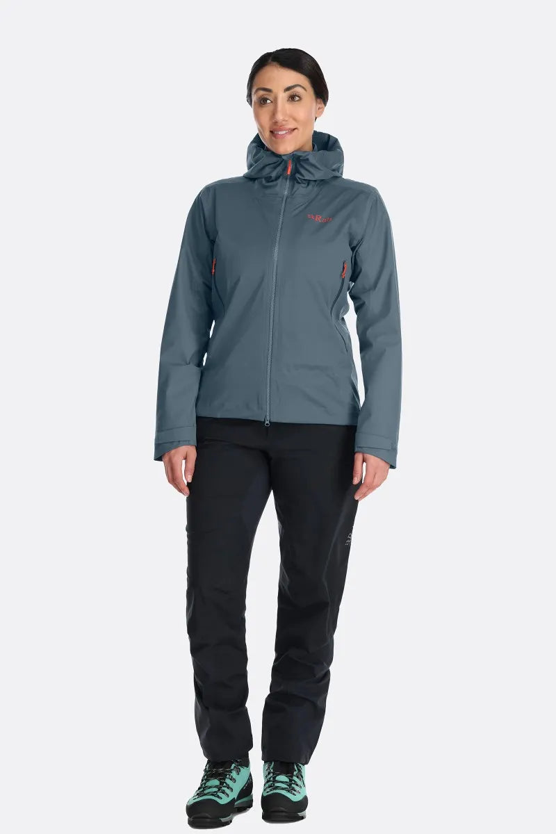 Rab women's kinetic alpine top waterproof jacket